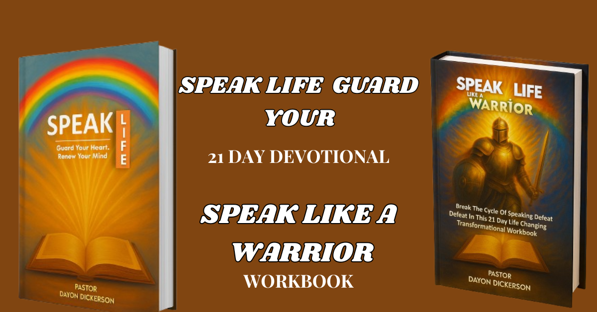 Speak like 21 day devotional and Speak life Workbook
