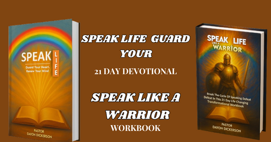 Speak like 21 day devotional and Speak life Workbook
